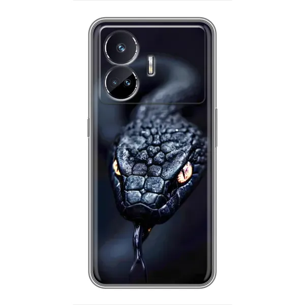 Чохол з принтом «Чорна змія» для Realme GT Neo 5