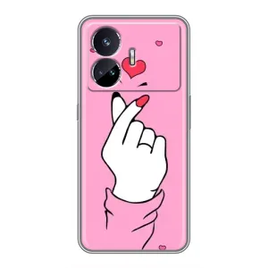 Чохол з принтом для Realme GT Neo 5 (AlphaPrint - Знак сердечка)