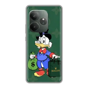 Чехли для Realme GT Neo 6 SE - Скрудж МакДак Louis Vuitton (PREMIUMPrint) (Богата Утка)