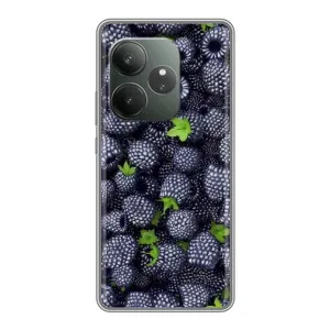 Чехлы с Фруктами для Realme GT Neo 6 SE (VPrint) (Ежевика)
