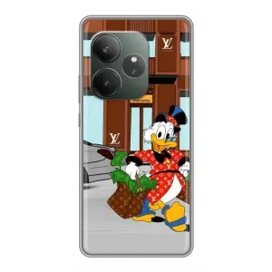 Чехли для Realme GT Neo 6 SE - Скрудж МакДак Louis Vuitton (PREMIUMPrint) (Скрудж ЛВ)