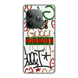 Бренднові Чохли для Realme GT Neo 6 SE - (PREMIUMPrint) (Стиль GUUCI)