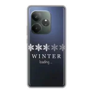 Зимні Чохли для GT Нео 6 SE - прозорий фон (Winter loading)