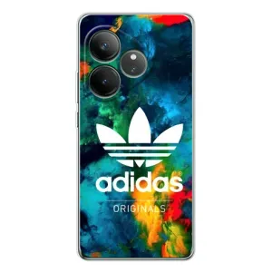 Чохли Адидас для Realme GT Neo 6 (AlphaPrint) (Яскравий Адідас)