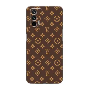 Чохли Луі Вітон для Realme GT (AlphaPrint - LOUIS VUITTON) (фон LOUIS VUITTON)