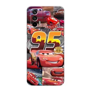 Силіконовий чохол Маквін для Realme GT (Колаж Блискавка Маквін)