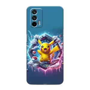 Чохол з Пікачу на Realme GT (Лого Пікачу)