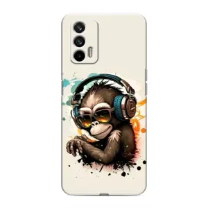 Чехол с Обезьянами Realme GT - (AlphaPrint)