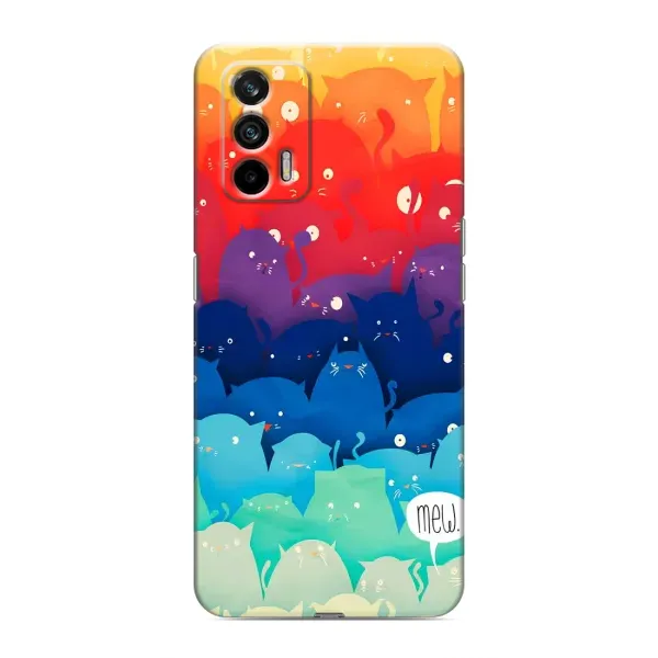Чехол с принтом «Mew» для Realme GT