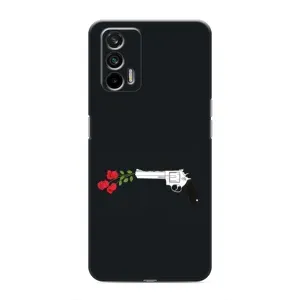 Чехлы (ART) Цветы на Realme GT (VPrint) (Неочікувані квіти)