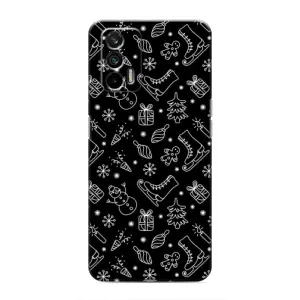 Новорічні, Святкові Чохли для Realme GT - 2024 год (Новорічний фон)