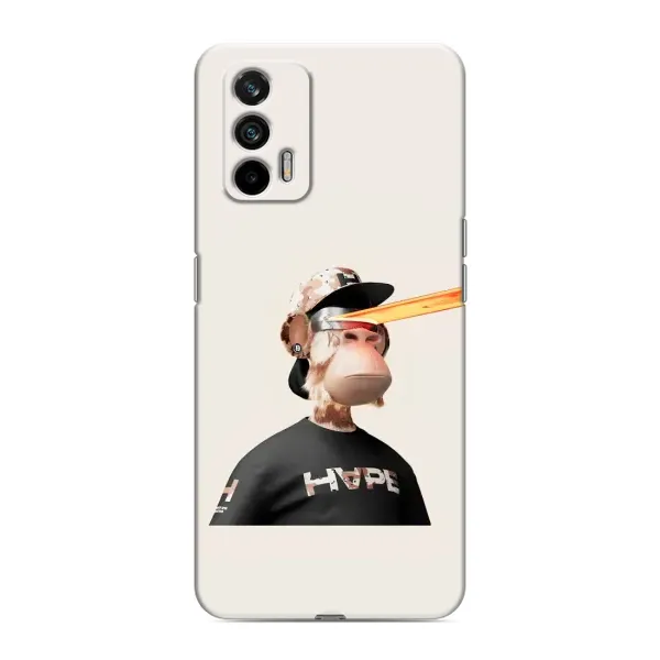 Чохол з принтом «мавпа NFT в окулярах» для Realme GT