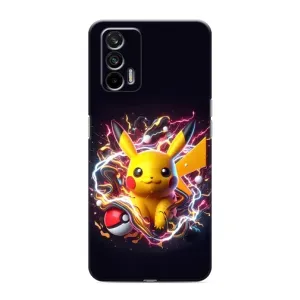 Чохол з Пікачу на Realme GT (Пікачу з м'ячем)