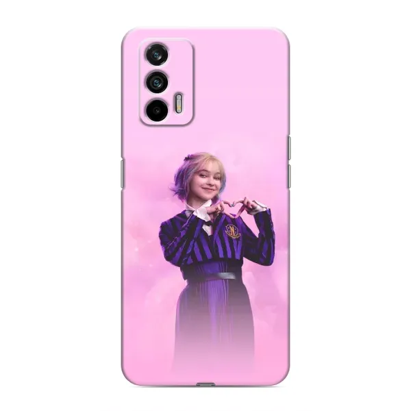 Чехол с принтом «Яркая Энид Уэнздей» для Realme GT
