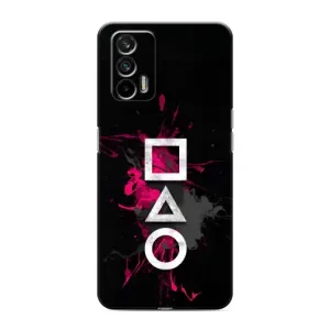 Чохол Гра в кальмара для Realme GT (Символи Гра кальмара)