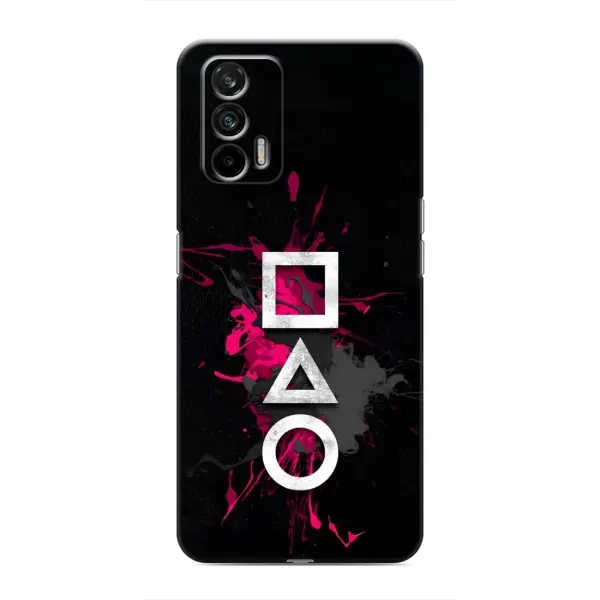 Чехол с принтом «Символы Игра кальмара» для Realme GT