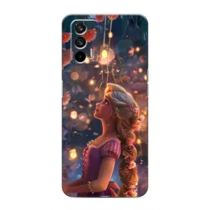 Чохол Рапунцель для Realme GT (Рапунцель ліхтарики)
