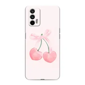 Чехол с принтом «Розовые вишни» для Realme GT