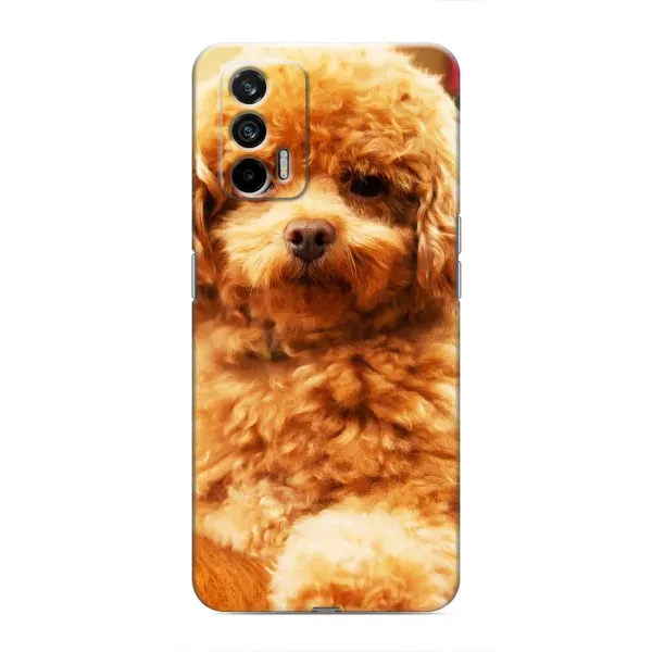 Чехол с принтом «Щенок Бишон» для Realme GT Чехол с принтом «Щенок Бишон» для Realme GT
