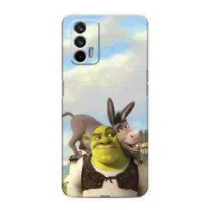 Чохол з мультфільмом Шрек на Realme GT (Шрек та Осел)