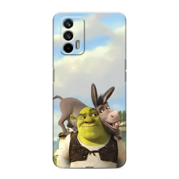 Чехол с принтом «Шрек и Осел» для Realme GT