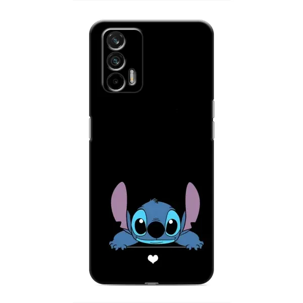 Чехол с принтом «Стич на черном» для Realme GT
