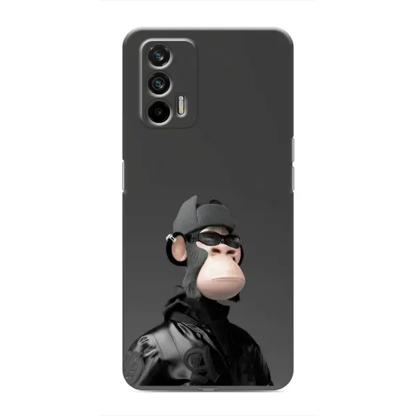 Чохол з принтом «стильна мавпа NFT» для Realme GT