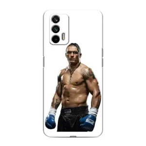 Чехол с принтом «Усик на белом» для Realme GT