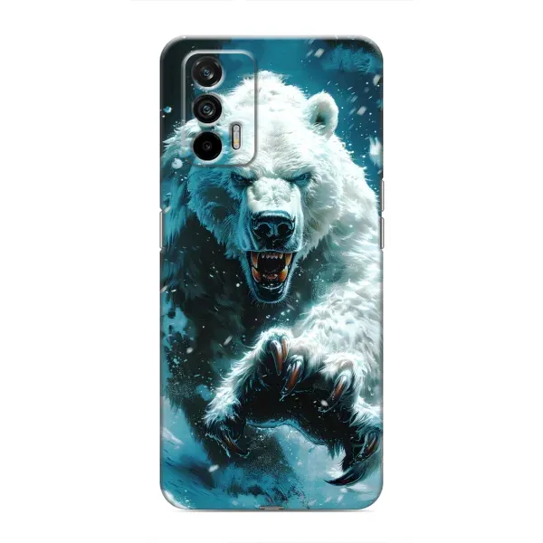 Чехол с принтом «Полярный медведь» для Realme GT