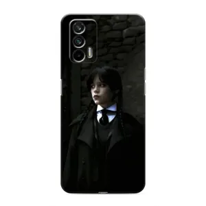 Чохол з дизайном Венздей 2 на Realme GT (Темний стиль Венздей)