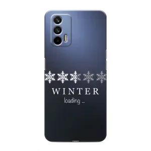 Зимние Чехлы для Реалми GT - прозрачный фон (Winter loading)