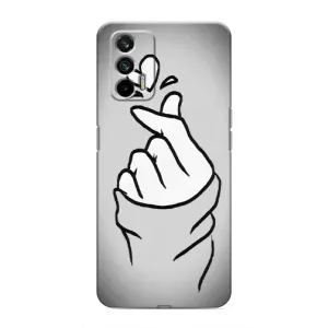 Чохол з принтом «Значок Love» для Realme GT