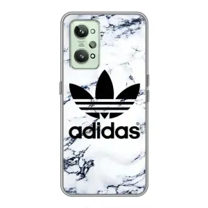 Чехлы Адидас для Realme GT2 (AlphaPrint) (Адидас на мраморе)