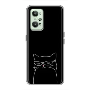 Чохол з малюнком кіт на Realme GT2 (Байдужий кіт)
