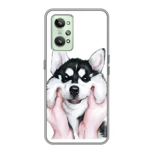 Чехол с принтом «Довольный Хаски» для Realme GT2