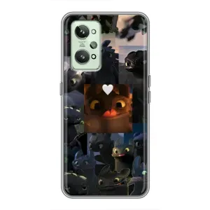 Чехол как приручить дракона на Realme GT2 (Дракон коллаж)