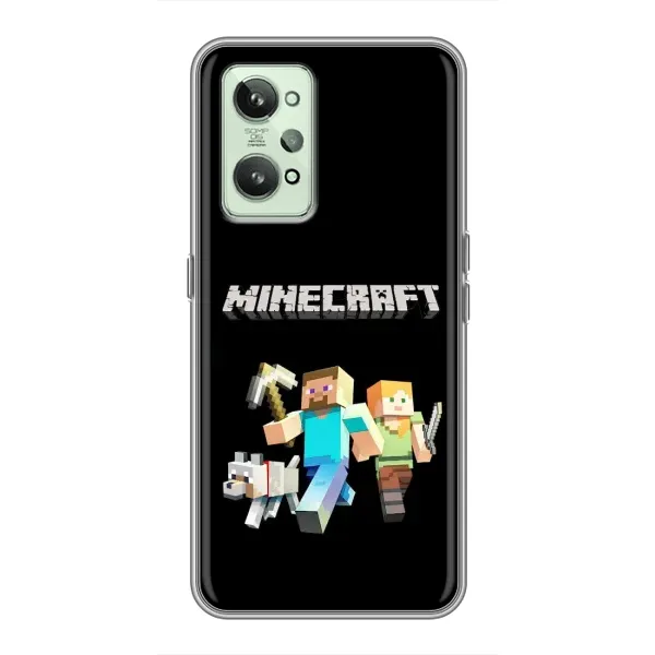 Чехол с принтом «герои Minecraft» для Realme GT2 Чехол с принтом «герои Minecraft» для Realme GT2