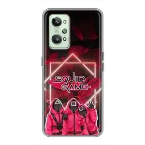 Чехол Гра в кальмара для Realme GT2 (Охранники Игра кальмара)