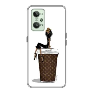 Чохли Луі Вітон для Realme GT2 (AlphaPrint - LOUIS VUITTON) (кава LOUIS VUITTON)
