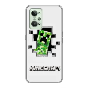 Чохол Майнкрафт на Realme GT2 (AlphaPrint) Minecraft (кріпер Майнкрафт)