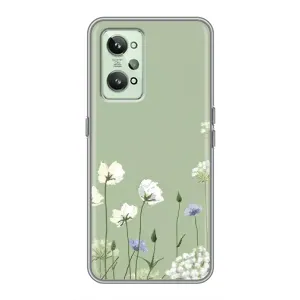 Чехол с принтом «Цветы на зеленом» для Realme GT2