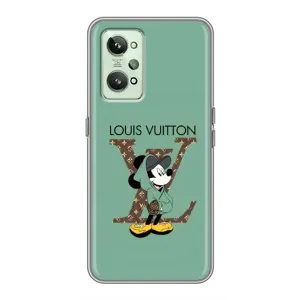 Чохли Луі Вітон для Realme GT2 (AlphaPrint - LOUIS VUITTON) (Міккі Маус LV)