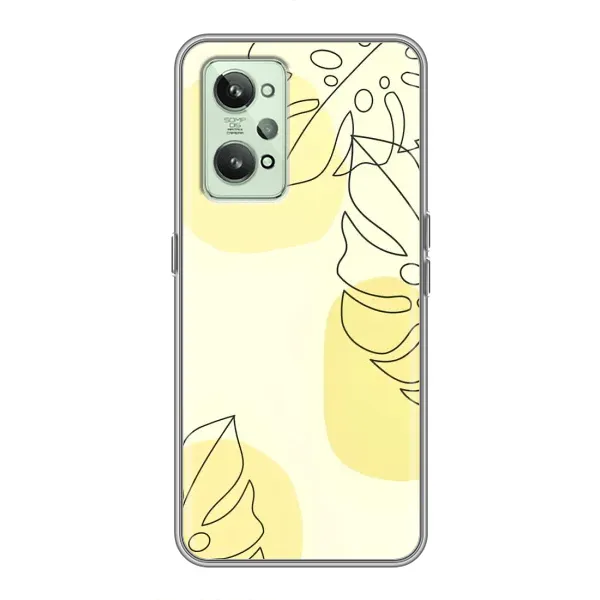 Чохол з принтом «Жовта монстера арт» для Realme GT2