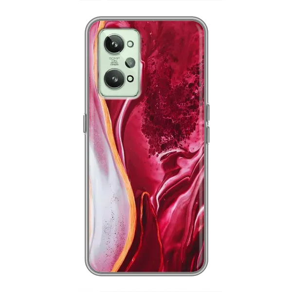Чохол з принтом «Мрамор червоний» для Realme GT2 Чохол з принтом «Мрамор червоний» для Realme GT2