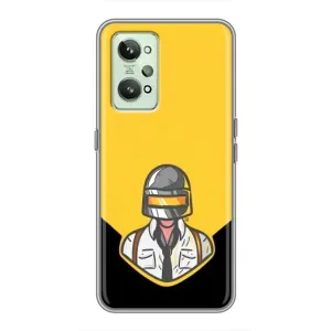 Чохол з принтом «Пабг в шоломі» для Realme GT2