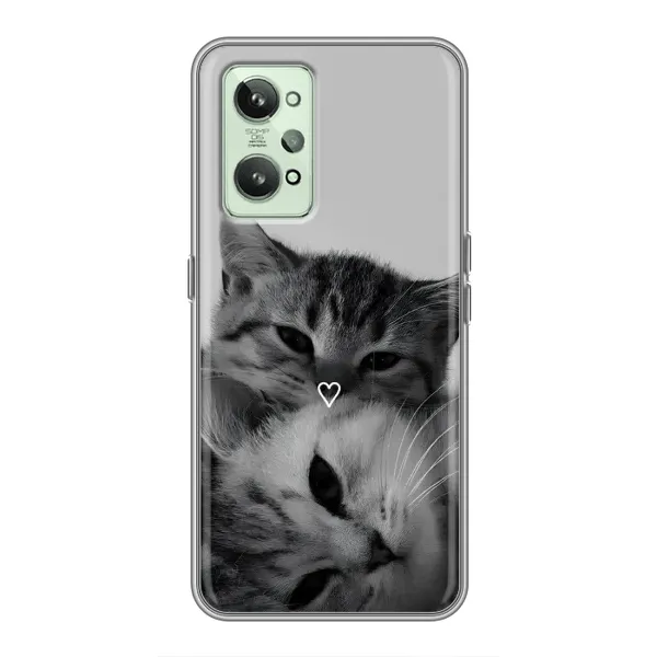 Чехол с принтом «Пара котов» для Realme GT2