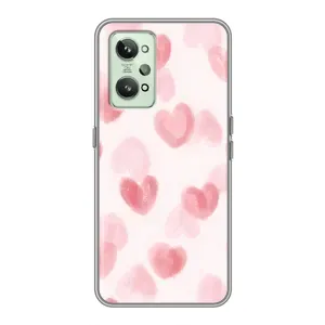 Чехол с розовым рисунком для Realme GT2