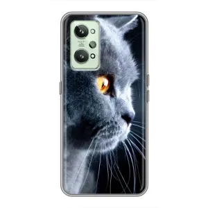 Чохли з Котиками для Realme GT2 (VPrint) (Сірий Кіт)