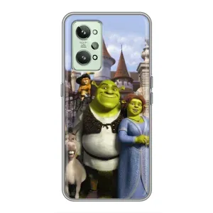 Чехол с мультфильмом Шрек на Realme GT2 (Сказочные герои Шрека)