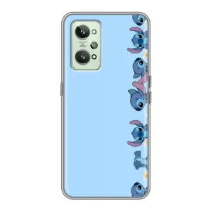 Чехол с принтом Стич на Realme GT2 (Стич фон)